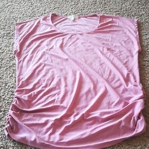 Persaya Pink Ruched Blouse